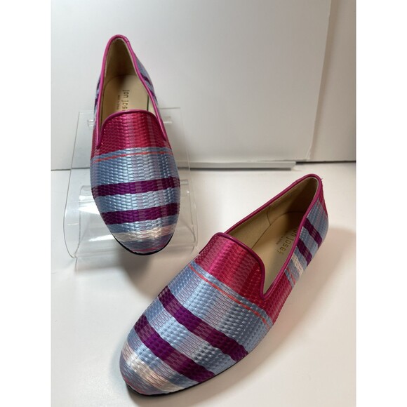 Jon Josef Gatsby Strip Loafers Sz 7 New - Picture 1 of 8